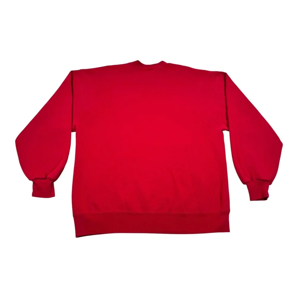 Vintage Arkansas Razorbacks Sweater Mens Large Red NCAA College Football 90s